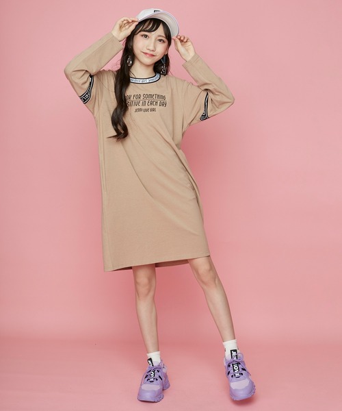 JENNI love（ジェニィラブ）の「チェンジングロゴキャップ（キャップ・キッズ・ブラック/オフホワイト/ピンク・54cm/56cm）」の4枚目の写真