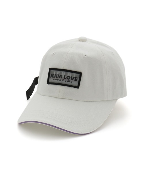 JENNI love（ジェニィラブ）の「チェンジングロゴキャップ（キャップ・キッズ・ブラック/オフホワイト/ピンク・54cm/56cm）」の8枚目の写真