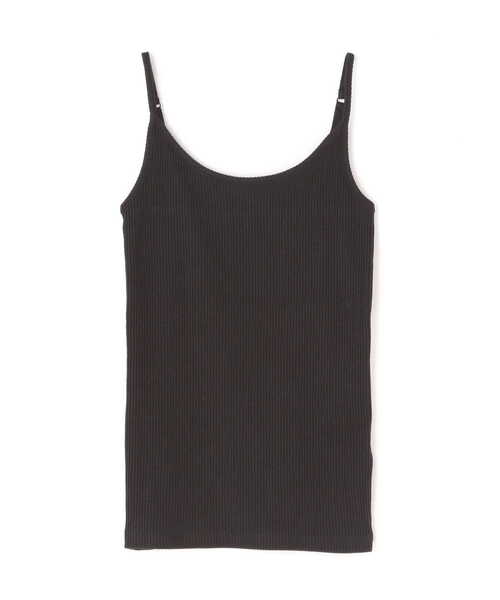 N.(N. Natural Beauty Basic)(エヌエヌナチュラルビューティーベーシック)の「三角テレコインナー(Tシャツ/カットソー・レディース・ホワイト/ブラック/ベージュ・MEDIUM)」の4枚目の写真