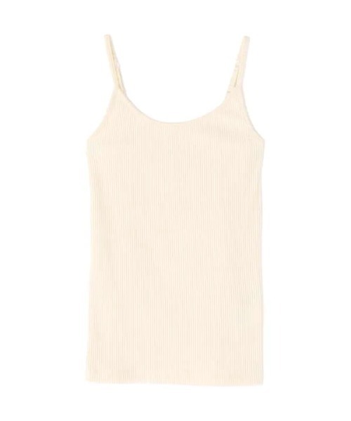 N.(N. Natural Beauty Basic)(エヌエヌナチュラルビューティーベーシック)の「三角テレコインナー(Tシャツ/カットソー・レディース・ホワイト/ブラック/ベージュ・MEDIUM)」の1枚目の写真