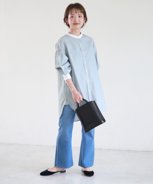 SLOBE IENA（スローブイエナ）の「【PIENI/ピエニ】TOTE Sハンドバッグ◆（ハンドバッグ・レディース・グレー/ブラック・FREE）」の16枚目の写真