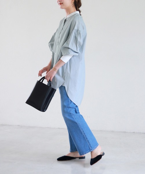 SLOBE IENA（スローブイエナ）の「【PIENI/ピエニ】TOTE Sハンドバッグ◆（ハンドバッグ・レディース・グレー/ブラック・FREE）」の17枚目の写真