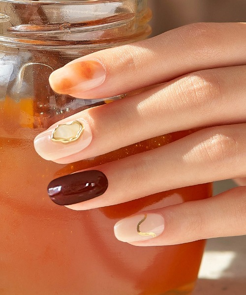 Monocoro toppi（モノコロトッピ）の「ハンドジェルネイル シール EDGEU Part3（ネイルシール/ネイルチップ・レディース・D/A/C/B/G/H/F/E・フリー）」の6枚目の写真