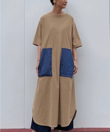 BEARDSLEY | デニムポケットジャージーワンピース(ワンピース)