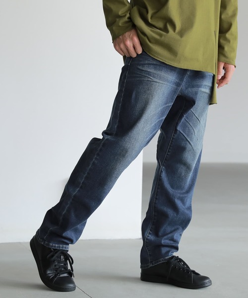 osharewalker（オシャレウォーカー）の「【廃盤】『ルーズフィットサルエルデニム』（デニムパンツ・メンズ・ネイビー・M/L/XL）」の14枚目の写真