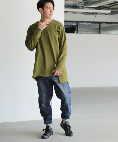 osharewalker（オシャレウォーカー）の「【廃盤】『ルーズフィットサルエルデニム』（デニムパンツ・メンズ・ネイビー・M/L/XL）」の18枚目の写真