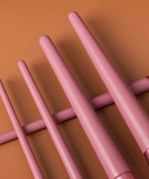 LAC-VERT（ラック・ヴェール）の「馬毛メイクブラシセット【8本】（メイクブラシ・レディース・ブラウン/グリーン/シルバー/ピンク・FREE）」の15枚目の写真