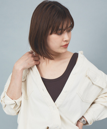 Rouge vif | 2WAYサーマルタンクトップ(タンクトップ)