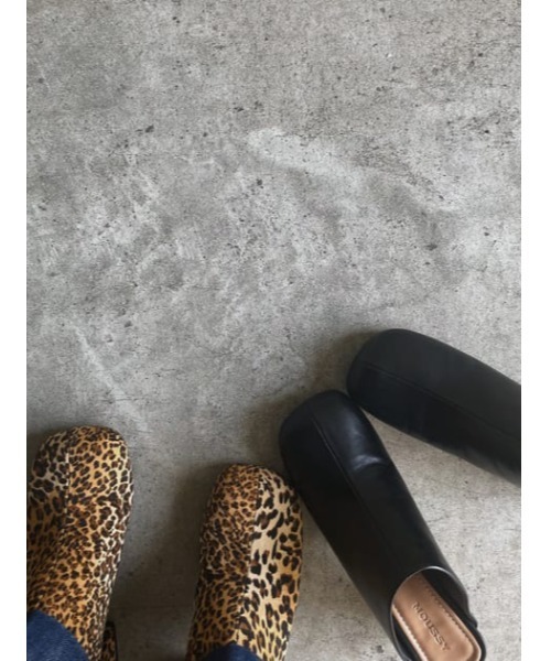 MOUSSY（マウジー）の「SQUARE ROUND TOE ミュール（パンプス・レディース・ブラック/ブラウン系その他/ベージュ・S/M/L）」の5枚目の写真