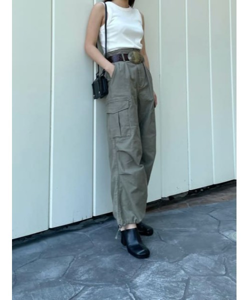 MOUSSY（マウジー）の「SQUARE ROUND TOE ミュール（パンプス・レディース・ブラック/ブラウン系その他/ベージュ・S/M/L）」の4枚目の写真