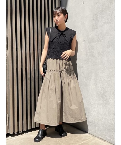 MOUSSY（マウジー）の「SQUARE ROUND TOE ミュール（パンプス・レディース・ブラック/ブラウン系その他/ベージュ・S/M/L）」の15枚目の写真