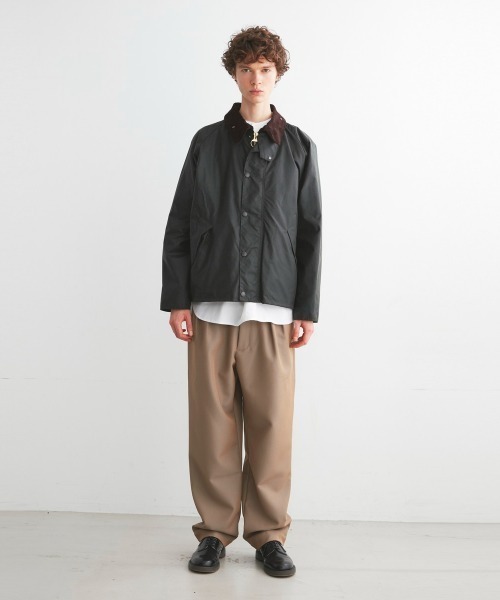 Barbour（バブアー）の「TRANSPORT WAX（ブルゾン・メンズ・ブラック/セージグリーン・36/40/42/34/38）」の5枚目の写真