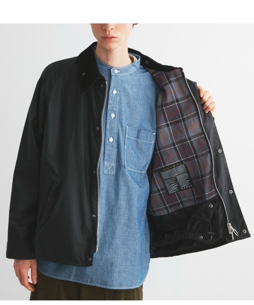 Barbour（バブアー）の「TRANSPORT WAX（ブルゾン・メンズ・ブラック/セージグリーン・36/40/42/34/38）」の17枚目の写真