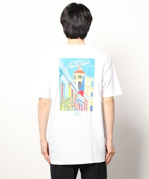 Lafayette（ラファイエット）の「LFYT ラファイエット [Lafayette] - バケーション クラブ グラフィック 半袖 Tシャツ [VACATION CLUB PRI TOUR TEE]（Tシャツ/カットソー・メンズ・ホワイト/ネイビー/オレンジ・XL/L/M/S）」の7枚目の写真