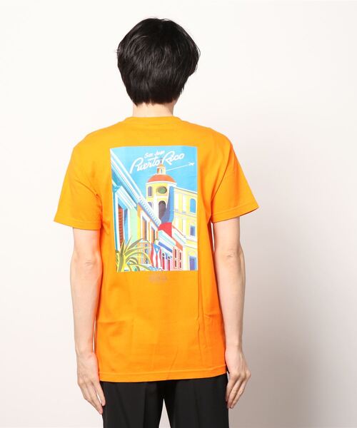 Lafayette（ラファイエット）の「LFYT ラファイエット [Lafayette] - バケーション クラブ グラフィック 半袖 Tシャツ [VACATION CLUB PRI TOUR TEE]（Tシャツ/カットソー・メンズ・ホワイト/ネイビー/オレンジ・XL/L/M/S）」の5枚目の写真