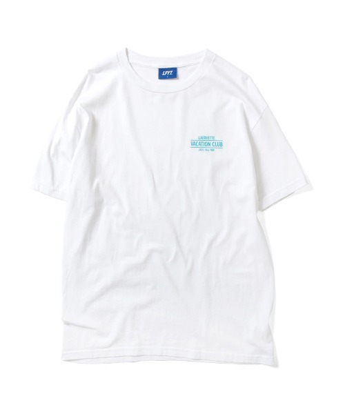 Lafayette（ラファイエット）の「LFYT ラファイエット [Lafayette] - バケーション クラブ グラフィック 半袖 Tシャツ [VACATION CLUB PRI TOUR TEE]（Tシャツ/カットソー・メンズ・ホワイト/ネイビー/オレンジ・XL/L/M/S）」の2枚目の写真