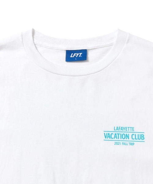 Lafayette（ラファイエット）の「LFYT ラファイエット [Lafayette] - バケーション クラブ グラフィック 半袖 Tシャツ [VACATION CLUB PRI TOUR TEE]（Tシャツ/カットソー・メンズ・ホワイト/ネイビー/オレンジ・XL/L/M/S）」の8枚目の写真