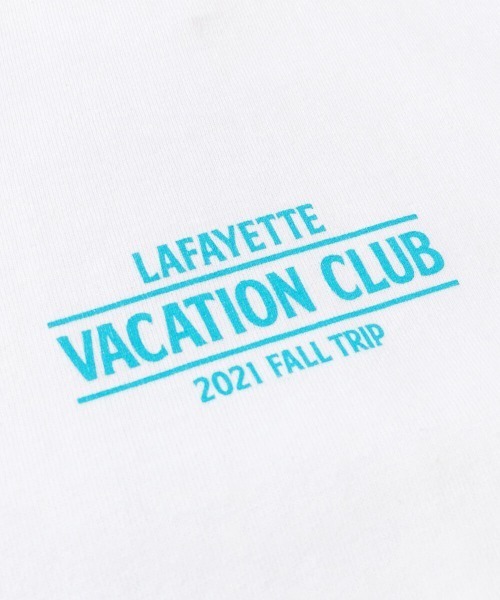 Lafayette（ラファイエット）の「LFYT ラファイエット [Lafayette] - バケーション クラブ グラフィック 半袖 Tシャツ [VACATION CLUB PRI TOUR TEE]（Tシャツ/カットソー・メンズ・ホワイト/ネイビー/オレンジ・XL/L/M/S）」の9枚目の写真