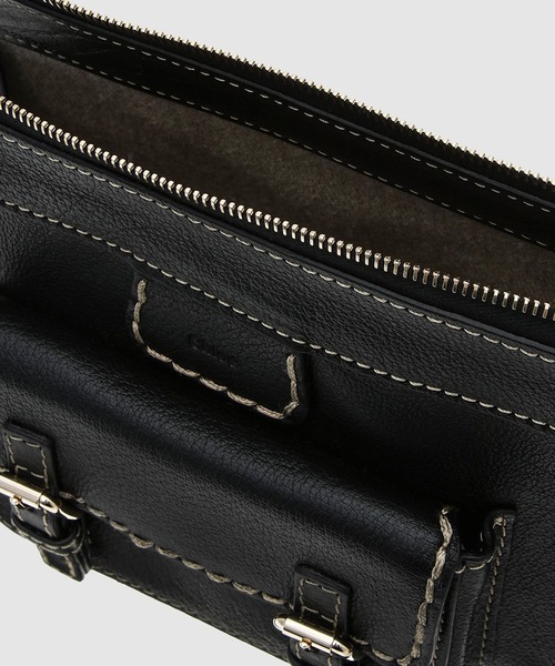 Chloe(クロエ)の「EDITH / スモールポーチ POUCH(クラッチバッグ・レディース・ブラック・FREE)」の5枚目の写真