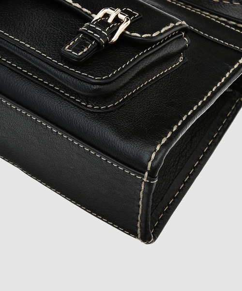 Chloe(クロエ)の「EDITH / スモールポーチ POUCH(クラッチバッグ・レディース・ブラック・FREE)」の2枚目の写真