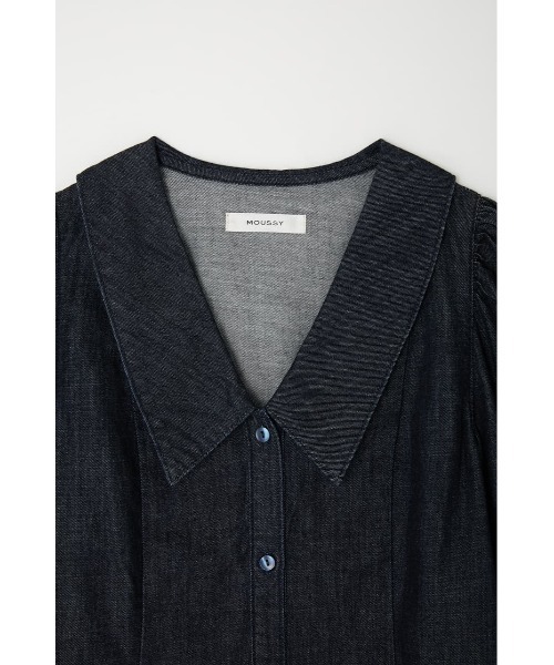 MOUSSY（マウジー）の「BIG COLLAR DENIM ブラウス（シャツ