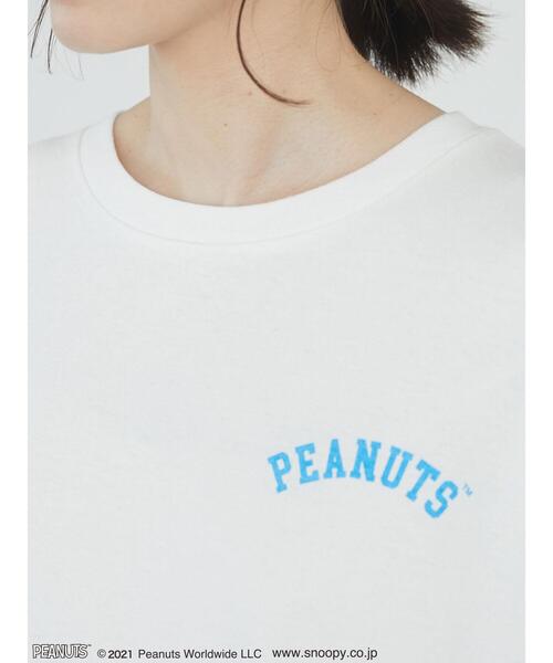 Green　Parks（グリーンパークス）の「PEANUTS バックプリントロンT＊（Tシャツ/カットソー・レディース・オフホワイト・FREE）」の9枚目の写真