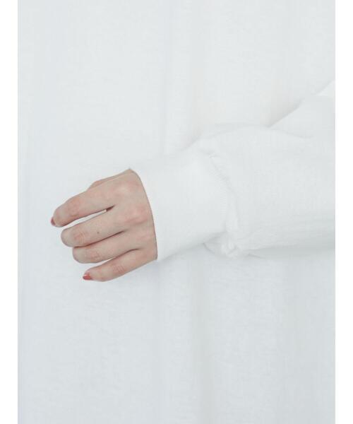 Green　Parks（グリーンパークス）の「PEANUTS バックプリントロンT＊（Tシャツ/カットソー・レディース・オフホワイト・FREE）」の7枚目の写真