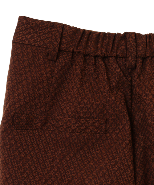 alcali（アルカリ）の「ジャガード柄フレアーパンツ（その他パンツ・レディース・ネイビー/ブラウン・2/3）」の6枚目の写真