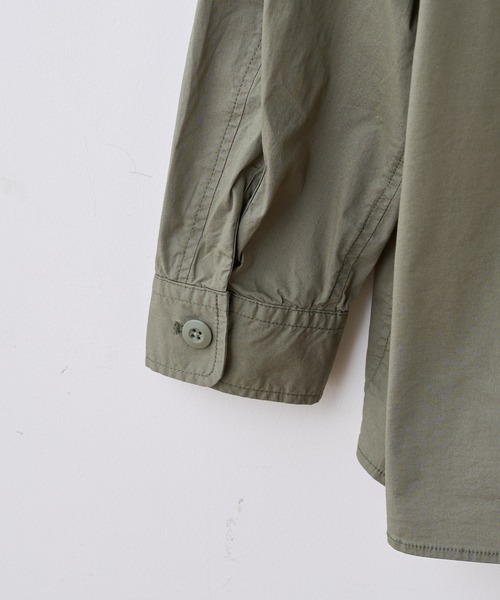 CIAOPANIC TYPY(チャオパニックティピー)の「コットンワッシャーミリタリーシャツジャケット(ミリタリージャケット・メンズ・オフホワイト/ブラウン/オリーブ・MEDIUM/LARGE)」の12枚目の写真