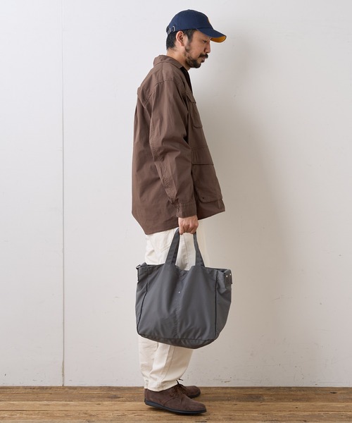 CIAOPANIC TYPY(チャオパニックティピー)の「コットンワッシャーミリタリーシャツジャケット(ミリタリージャケット・メンズ・オフホワイト/ブラウン/オリーブ・MEDIUM/LARGE)」の14枚目の写真