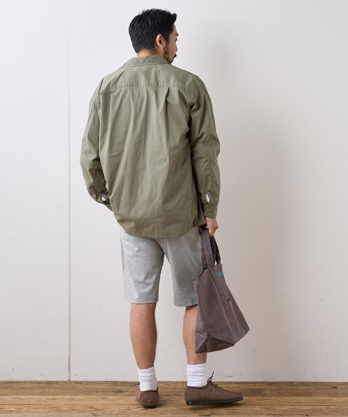 CIAOPANIC TYPY(チャオパニックティピー)の「コットンワッシャーミリタリーシャツジャケット(ミリタリージャケット・メンズ・オフホワイト/ブラウン/オリーブ・MEDIUM/LARGE)」の11枚目の写真