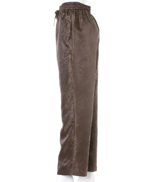 MLI'A（エムリア）の「サテンジャガードイージー／パンツ（その他パンツ・レディース・オレンジ/グリーン/ライトベージュ/ブラウン・FREE）」の10枚目の写真