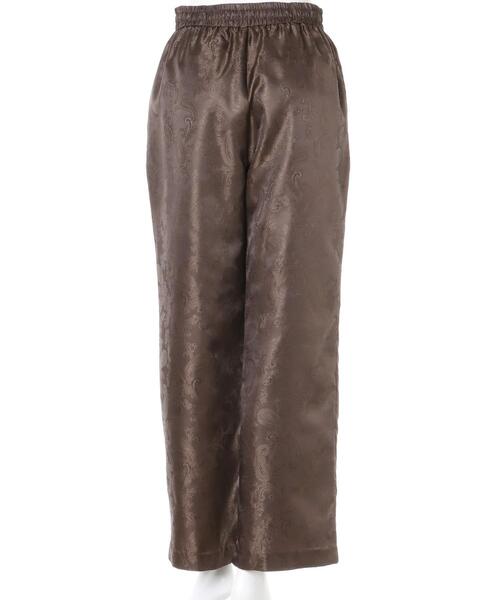 MLI'A（エムリア）の「サテンジャガードイージー／パンツ（その他パンツ・レディース・オレンジ/グリーン/ライトベージュ/ブラウン・FREE）」の9枚目の写真