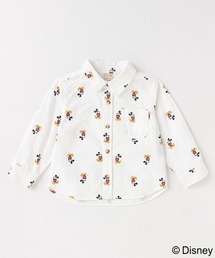 petit main | 【Disney】ミッキー総柄長袖シャツ(シャツ/ブラウス)