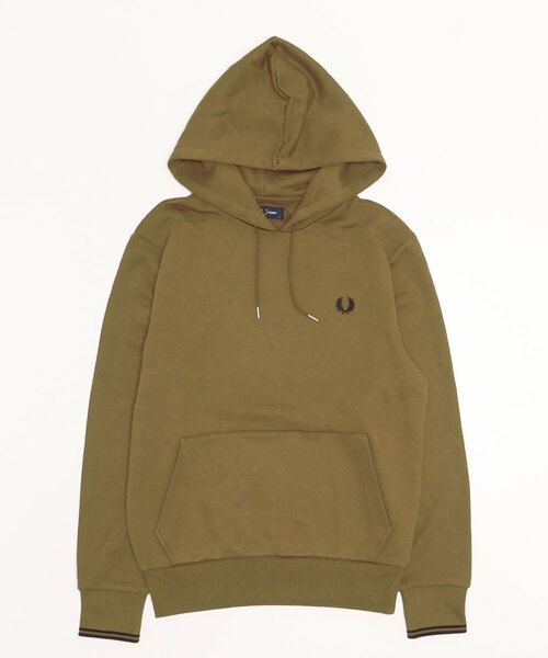 FRED PERRY(フレッドペリー)の「Tipped Hooded Sweatshirt/フレッドペリーパーカー(パーカー・レディース・ブラック/ネイビー/グレー/グリーン/ブラウン/ベージュ/チャコールグレー/グレー系その他/パープル/ブルー系その他/ベージュ系その他/マルーン/グレー系その他2/ベージュ系その他2/ブラウン系その他/モカ/カーキ/ベージュ系その他3/キナリ/グレー系その他3/ブラウン系その他3/ベージュ系その他4/ブラック系その他/ベージュ系その他5/グリーン系その他/グリーン系その他2・S/M/L/XL)」の15枚目の写真