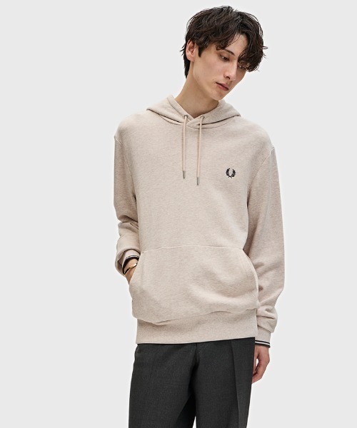 新色先行予約受付中／Tipped Hooded Sweatshirt／フレッドペリー