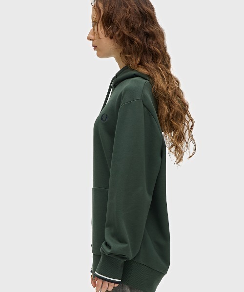 Tipped Hooded Sweatshirt／フレッドペリーパーカー（パーカー）｜FRED