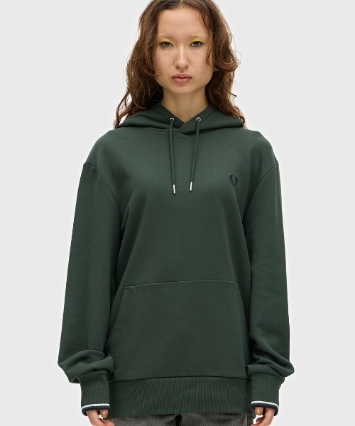 Tipped Hooded Sweatshirt／フレッドペリーパーカー（パーカー）｜FRED
