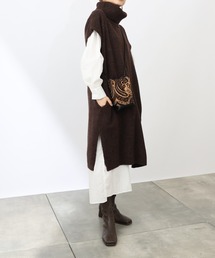 COLONY 2139 | タートルネックニット&シャツワンピースセット(シャツワンピース)