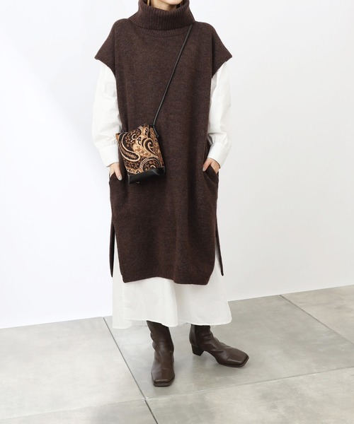 COLONY 2139（コロニートゥーワンスリーナイン）の「【TV媒体紹介商品】タートルネックニット&シャツワンピースセット（シャツワンピース・レディース・ブラック/ブラウン/グレー・FREE）」の19枚目の写真
