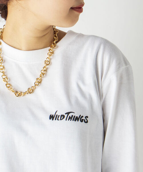 WILD THINGS（ワイルドシングス）の「【WILDTHINGS/ワイルドシングス】別注 URBAN OUTDOOR ロングスリーブTシャツ（Tシャツ/カットソー・メンズ・ホワイト/ブラック/ベージュ・MEDIUM/LARGE）」の21枚目の写真