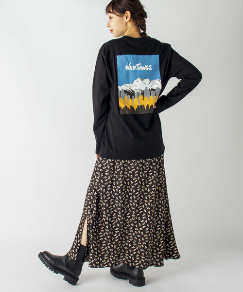 WILD THINGS（ワイルドシングス）の「【WILDTHINGS/ワイルドシングス】別注 URBAN OUTDOOR ロングスリーブTシャツ（Tシャツ/カットソー・メンズ・ホワイト/ブラック/ベージュ・MEDIUM/LARGE）」の18枚目の写真