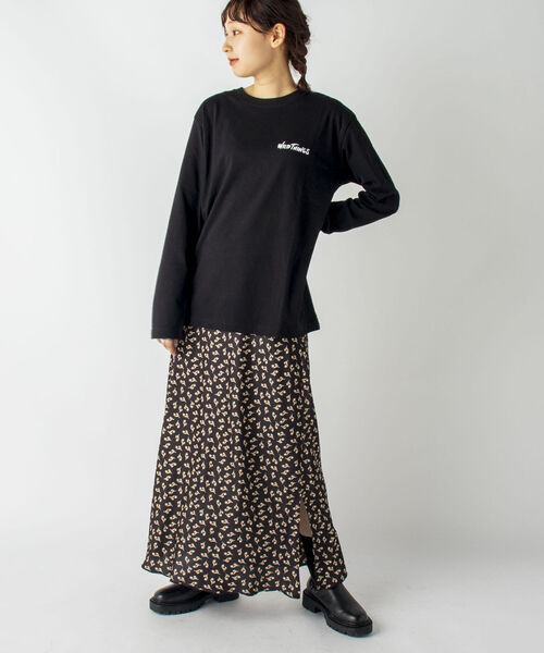 WILD THINGS（ワイルドシングス）の「【WILDTHINGS/ワイルドシングス】別注 URBAN OUTDOOR ロングスリーブTシャツ（Tシャツ/カットソー・メンズ・ホワイト/ブラック/ベージュ・MEDIUM/LARGE）」の6枚目の写真