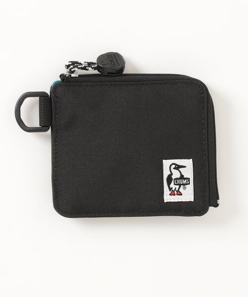CHUMS（チャムス）の「CHUMS/チャムス 財布 リサイクルエルシェイプトジップウォレット Recycle L-Shaped Zip Wallet CH60-3137（財布・メンズ・ブラック×ブラック/カーキ/ベージュ/グレー/ブラック/ネイビー/ブラック系その他/ブラウン/ブラック×グレー/レッド/その他/ベージュ系その他・FREE）」の2枚目の写真