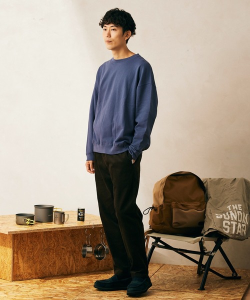 GOOD DAYS SUPPLY(グッドデイズサプライ)の「【GOOD DAYS SUPPLY/グッドデイズサプライ】 PRINT SWEAT/カレッジロゴ(スウェット・メンズ・パープル/ネイビー/オレンジ/グリーン・MEDIUM/LARGE)」の10枚目の写真