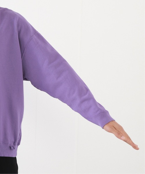 GOOD DAYS SUPPLY(グッドデイズサプライ)の「【GOOD DAYS SUPPLY/グッドデイズサプライ】 PRINT SWEAT/カレッジロゴ(スウェット・メンズ・パープル/ネイビー/オレンジ/グリーン・MEDIUM/LARGE)」の8枚目の写真