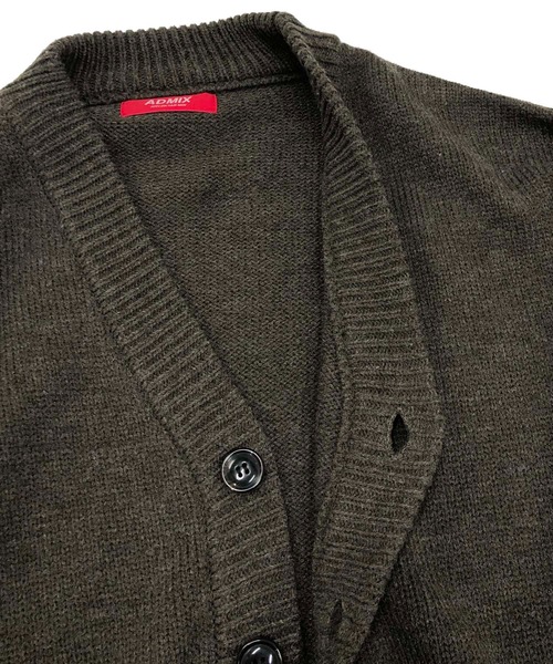 ADMIX/ATELIER SAB MEN（アドミックスアトリエサブメン）の「ハイバルキー／ オーバーサイズ ビッグ ルーズカーディガン（カーディガン/ボレロ・メンズ・チャコールグレー/ブラウン/ネイビー/ブラック/グリーン/オフホワイト/グレイッシュブルー・50/48）」の16枚目の写真