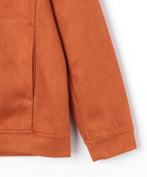 HIDEAWAYS NICOLE（ハイダウェイニコル）の「ポンチスウェードジップアップ（パーカー・メンズ・ブラック/オレンジ/シルバーグレー/ライトベージュ・MEDIUM/LARGE/X-LARGE）」の10枚目の写真