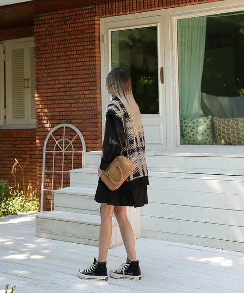 UNE MANSION(ユヌマンション)の「ビッグチェックオーバーフィットベスト(ベスト・レディース・アイボリー/ブラック・FREE)」の17枚目の写真