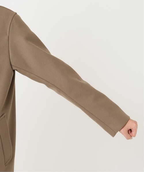 EDIFICE（エディフィス）の「140s メルトン フードコート（ダッフルコート・メンズ・カーキ/ベージュ系その他/ブルー系その他・SMALL/MEDIUM/LARGE/X-LARGE）」の7枚目の写真